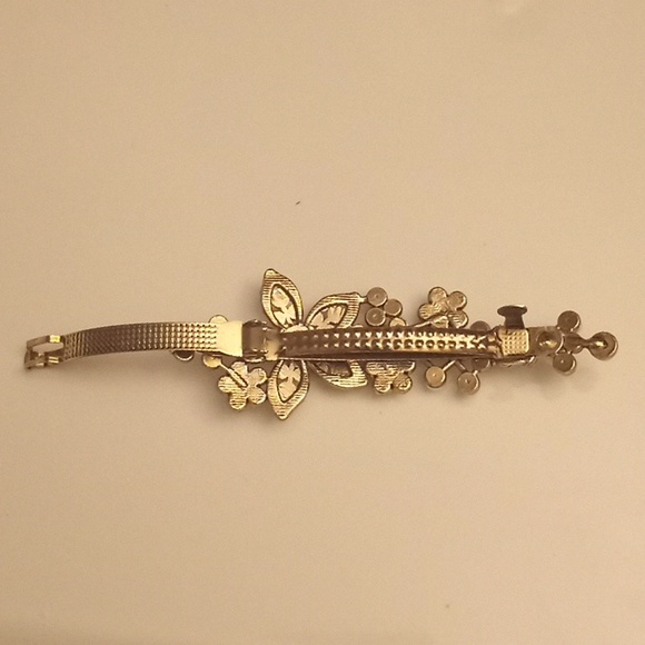 Vintage Bridal Reinstone Pearls Barrett Hair Wedding Prom Clip main image 5